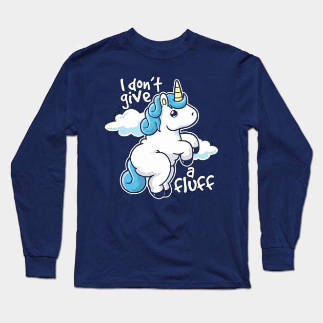Fluffy unicorn Long Sleeve T-Shirt by NemiMakeit